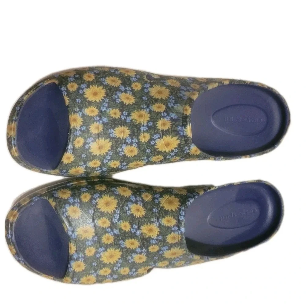 Easy Spirit Setess Sunflower Comfort Shoes Waterproof Rubber Womens Size 11M NEW